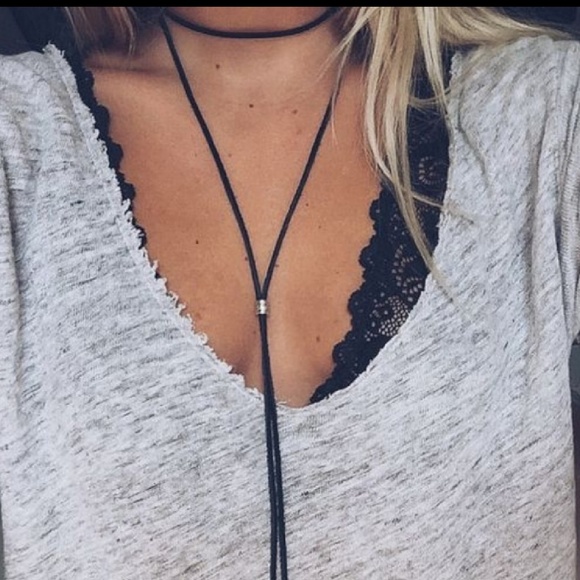 Alquimia Jewelry - NEW BLACK CHOKER IN SUEDE